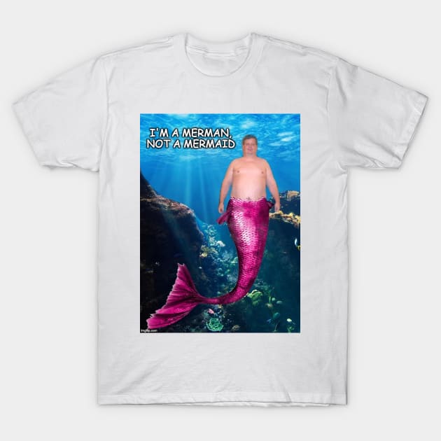 merman not mermaid T-Shirt by Sam's designs